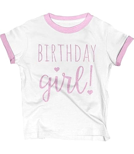 Image of Happy Birthday T-Shirt (Girls 1 to 12) Sassy Kids Party Tee - Sweet Baby /Toddler Outfit
