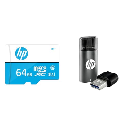 Image of HP 64GB MicroSD Memory Card SDXC mx310 Class 10, UHS-I, U1 Card, Upto 100MB /s R, 10 Y Warranty