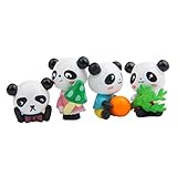 Ornement de panda de dessin animé - superbes décorations pour la , le salon, la salle à manger, même partout où vous le souhaitez, micro paysage