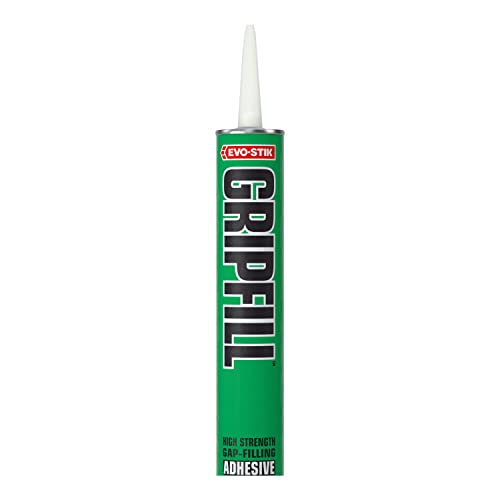 EVO-STIK GRIPFILL Buff - 350ml - Gap-Filling Adhesive - Bonds Almost Any Surface