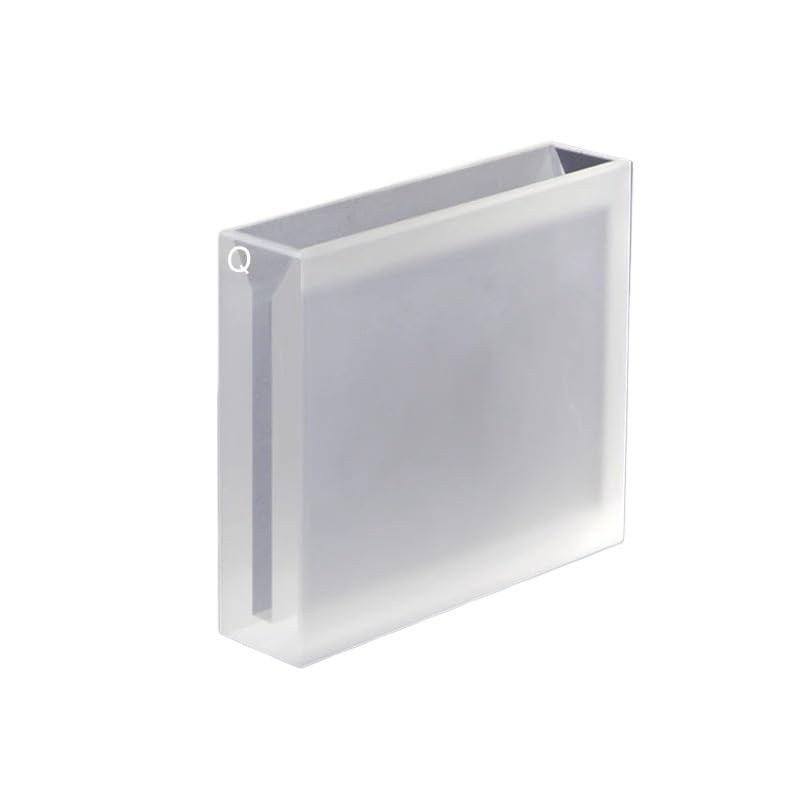 1pcs Path Length 50mm Slit Width 3mm Micro Quartz Cuvette Cell Wit