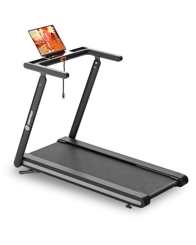 DeerRun X20 Foldable Treadmill with 15% Auto Incline Full Running Deck Treadmill, 181kg, 1-18 kph