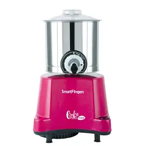 SmartFingers Comfort Plus Mini Table Top Wet Grinder 230V 50hz, 1.25 Liter, Pink