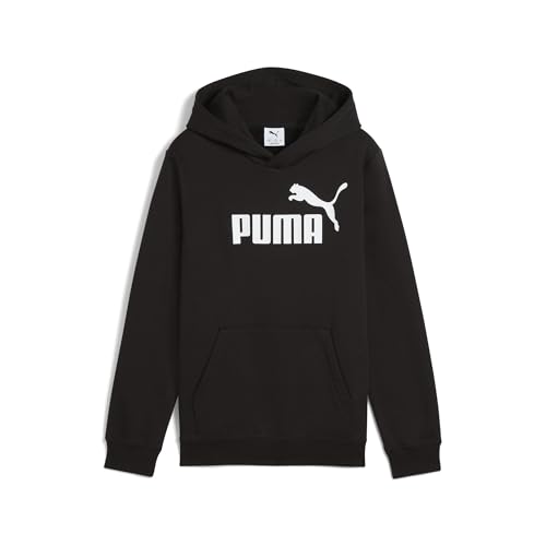Puma Jungen ESS No. 1 Logo Hoodie FL B Kapuzenpullis, Puma Black,