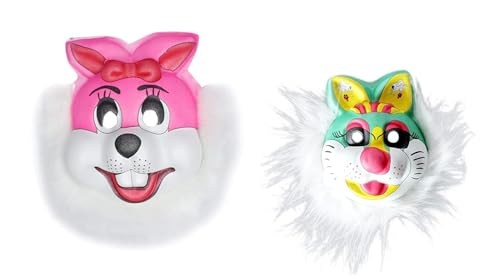 PoPo Toys ANIMAL JUNGLE Face Mask for Kids | Party Supplies for an Animal Themed Halloween/Holi | Pack of 1