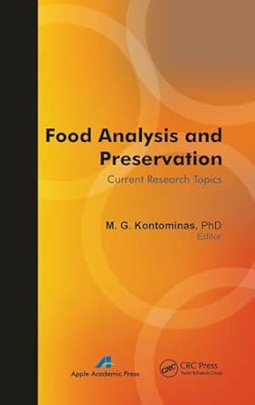 Food Analysis and Preservation: Current Research Topics-Wow! eBook