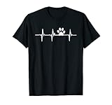 Paw Print Heartbeat Veterinarian Vet Tech T-Shirt