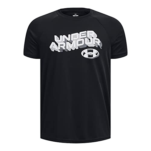 Under Armour Tech Wordmark Boys Short Sleeve T-Shirt
