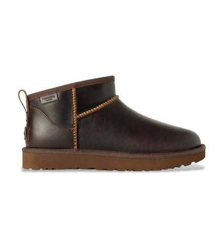 Chaussons UGG Classic Ultra Mini Lthr Regen - vue 6