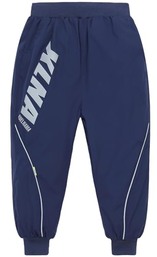 SEAUR Kids Toddler Snow Pants Boys Girls Warm Down Pants Lightweight Windproof Winter Puffer Trousers for Child Activewear