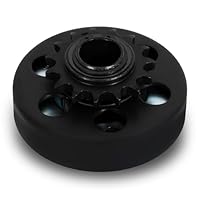 EBERTH Fliehkraftkupplung für Welle 25mm Ø, Kettenradkupplung für Ketten Typ 428#, Zahn-Fliehkraftkupplung, Zentrifugalkupplung Ritzel 15 Zähne #428, Go Kart, Pocket Bike, Quad, Motorrad, Dirt Bike