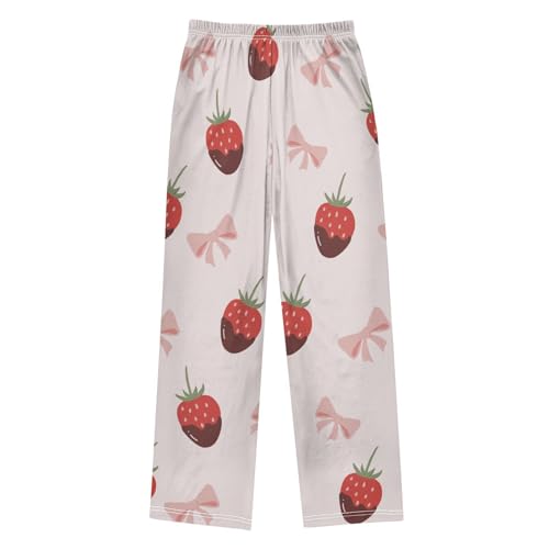 Berry and Bow Boys Pants Boys Athletic Pants Long Pant for Boywith Pockets Wide-Leg Size 6-14Y2