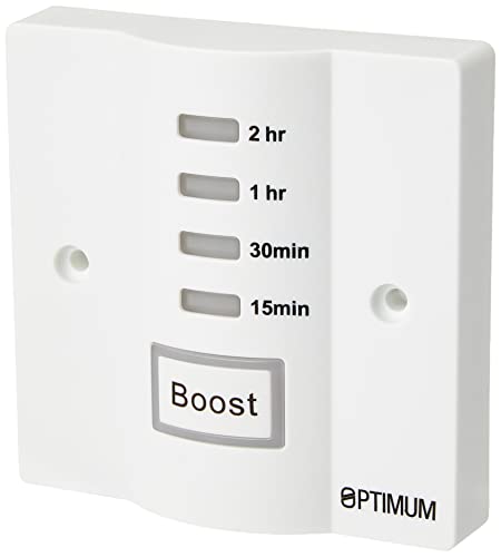 Optimum Temporizador electrónico de 2 Horas de Color Blanco, tamaño único