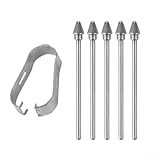 [Lot de 5 outils plus ] Cinq pointes métalliques de rechange et un outil d'extraction inclus pour les stylets Tab S11 et S11 Ultra, prêts à remplacer les pointes usées et à garder votre stylo performant.