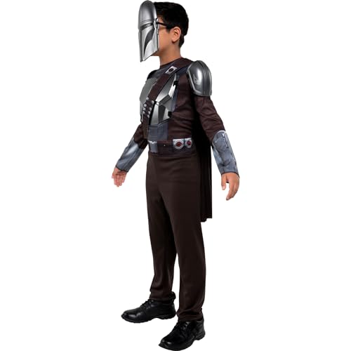 Star Wars The Mandalorian disfraz deluxe con capa y máscara miniatura 3