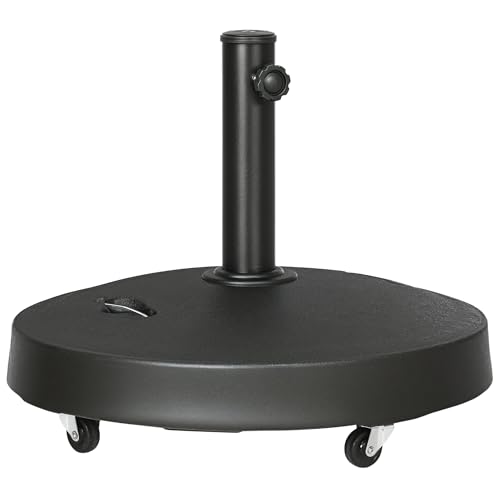 Outsunny Sonnenschirmständer 23,5 kg Sonnenschirmhalter mit...
