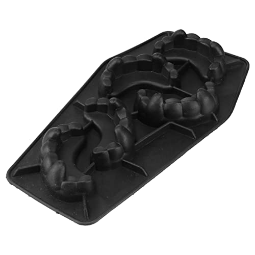 Molde para cubos de hielo dientes vampiro Halloween miniatura 1