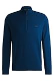 BOSS Momentum-X_QZ Momento, Open Blue494, L para Hombre