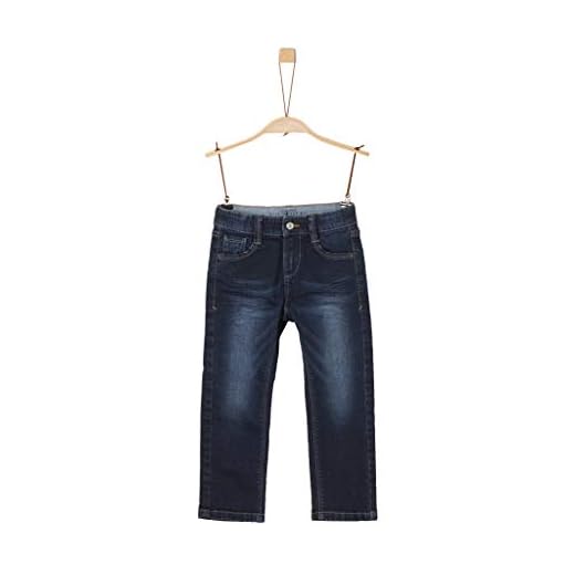 s.Oliver Junior Jungen 74.899.71.0532 Hose lang Jeans, Dark Blue stretche, 98