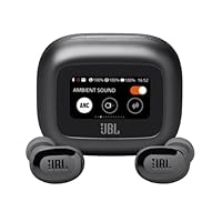 JBL Live Buds 3, Hi-Res Audio Wireless with JBL Signature Sound, Convenient Smart Charging Case for app-Free Control, True Adaptive Noise Cancelling with Custom Control, Black