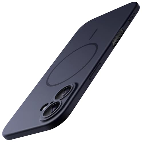 Image of JETech Magnetic Slim Case for iPhone 17 6.3-Inch, Compatible with MagSafe, Ultra-Thin Lightweight Minimalist Phone Cover with Matte Finish and Full Camera Lens Protection (Deep Blue)