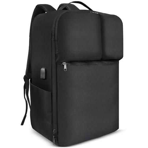 LIOERDIWE Travel Backpack, 40L Carry on Travel Backpack Flight Approved, Personal Item Travel Bag with USB Charging Port and Shoe Pouch, Casual Daypack for Weekender Business and Hiking