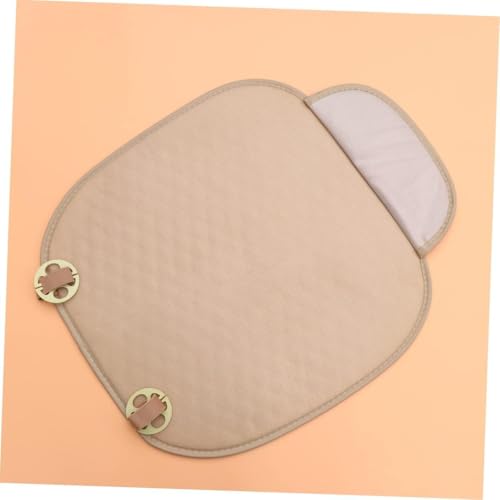 Image of 3Pcs Car Seat Covers Summer Breathable Front Seat Cushion Mat Flax Car Seat Cover with Storage Pouch Long Rear Seat Cover Anti-Slip Car Seat Cover Anti-Scratches Car, Brown
