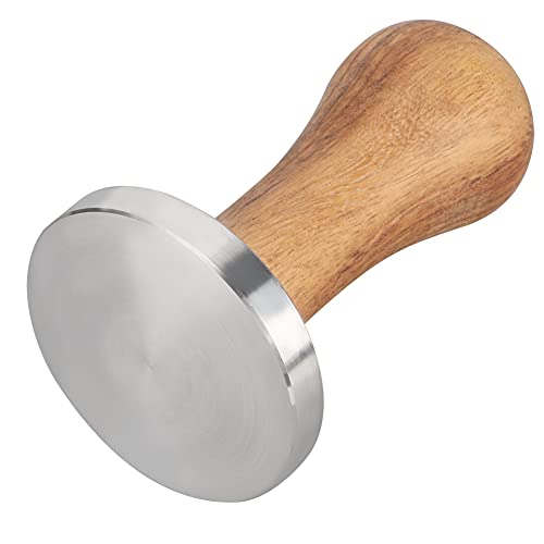Mango de madera para cocina, base de acero inoxidable, polvo de café, prensa, martillo, herramienta de manipulación - Imagen 5