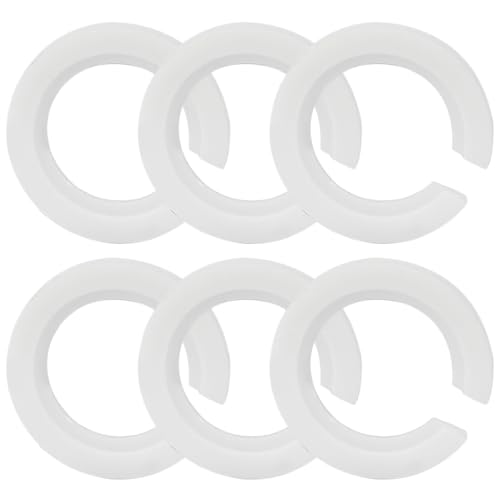 Bonsicoky 6 PCS E27 to E14 Lamp Shade Adapter Rings