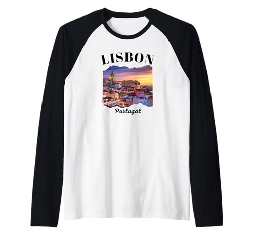Lisboa Camiseta Manga Raglan