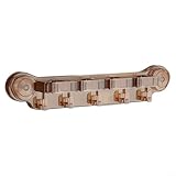 Photo Gallery porta mocio da parete salvaspazio con 4 rack e 5 ganci per riporre gli attrezzi in casa (marrone) Photo Gallery porta mocio da parete salvaspazio con 4 rack e 5 ganci per riporre gli attrezzi in casa (marrone)