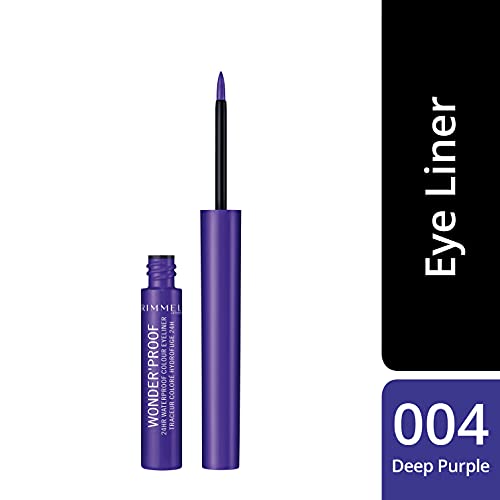 Rimmel Eyeliner Wonder'Proof Waterproof et sans transfert Longue Tenue 04 Deep 1 4ml - vue 4