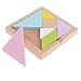 Perfeclan Hölzerne Tangrams Puzzles, 7 Stück Tangram Puzzle Set Spielzeug, Kinder Im Vorschulalter Gehirntraining Pädagogisches Geschenk, Frühe Hand Auge Koordi