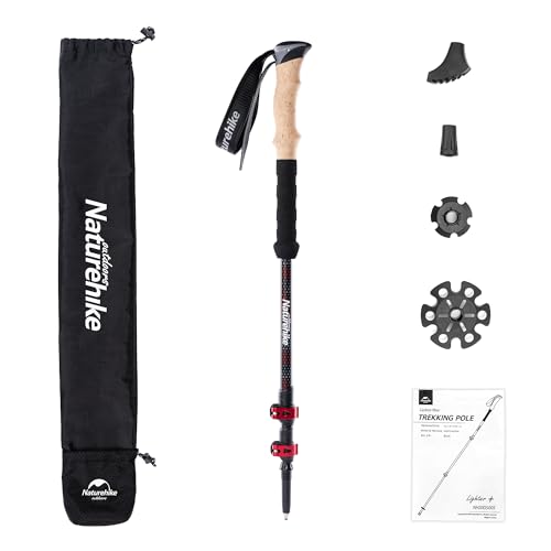 Naturehike Bastón de Fibra de Carbono 3K Bastón Retráctil de Trekking Ligero con Agarre de Eva Antideslizante y Bloqueo de Ajuste Trekking Camping Escalada Senderismo al Aire Libre (Un Bastón) Naturehike Bastón de Fibra de Carbono 3K Bastón Retráctil de Trekking Ligero con Agarre de Eva Antideslizante y Bloqueo de Ajuste Trekking Camping Escalada Senderismo al Aire Libre (Un Bastón)