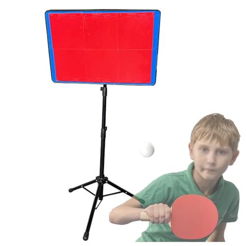 XLTFUC Table Tennis Rebound Board with Stand,Professional Table Tennis Return Board,Return Board Training Device,Angle Adjustable,Suitable for Home Gyms and Schools
