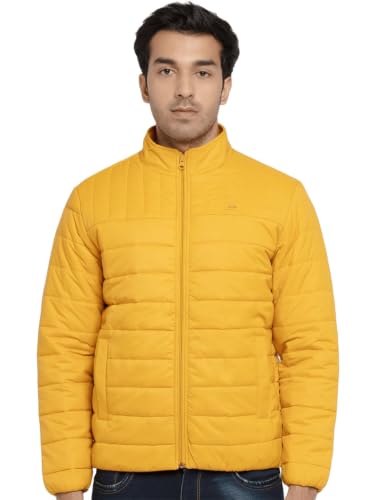 Image of Status Quo Men's Quilted High Neck Winter Jacket | Durable Polyester Coat
