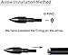 ARCHERY SHARLY 31Inch Carbon Arrow Practice Hunting Arrows with 4