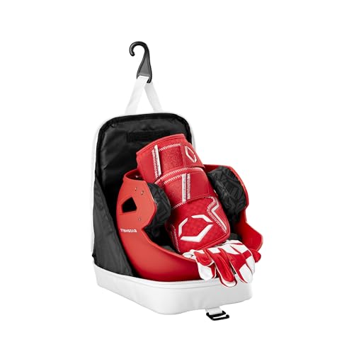 EvoShield Recruit Backpack Dugout Cubby - Team White