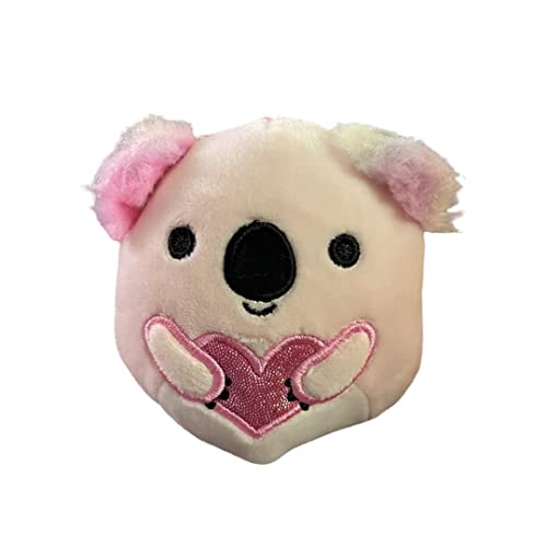 Squishmallows Official Kellytoy 3.5 Inch Clip On Bag Keychain Backpack Clips Squishy Soft Plush Toy Animal (Kaela Koala (Valentine Squad)) #TOP12