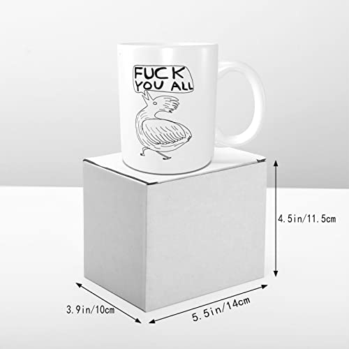 Divertido Rude Comedy Humor Novedad Broma Regalo Taza De Café,Whitecups Taza De Café Taza De Té - Imagen 6