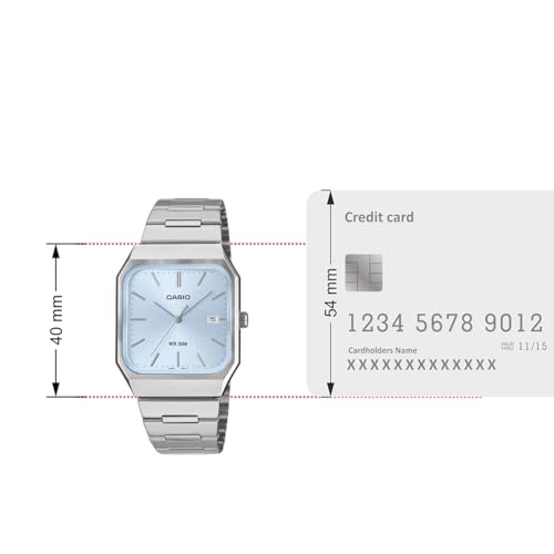 Image of Casio Enticer Men MTP-B185D-2A2VDF Analog Sky Blue Dial Men (A2467)