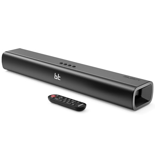 Majority Naga 60 Barres de Son Bluetooth Murale pour TV | Son 3D Home Cinema avec 120W et 2.1 Enceintes | Connexions HDMI, AUX, Optique | Support Mural,...
