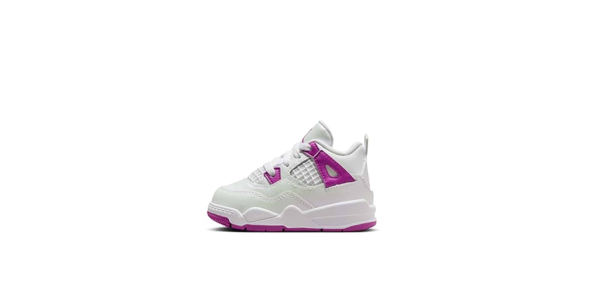 ☆☆Purpleviolet☆☆ jordan little kids jordan 4 retro ps white hyper violet