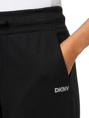 Jogging cargo DKNY avec logo clouté aux finitions haut de gamme