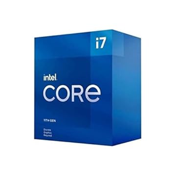 PROCESSADOR INTEL CORE I7-11700F 2.50GHz (TURBO 4.90GHz) 16MB CACHE LGA1200 11°GERAÇÃO BX8070811700F