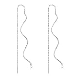 🌸Regalo perfecto🌸 --- Estos aretes de cadena para mujer están encerrados en una bolsa de terciopelo negro, un maravilloso regalo para ti, tu hija, novia o cualquier persona a la que le gusten los aretes minimalistas. Este arete de cadena es ideal como regalo de cumpleaños, regalo de aniversario, regalos de navidad, vacaciones, regalos de graduación, regalos del día de san valentín, etc.