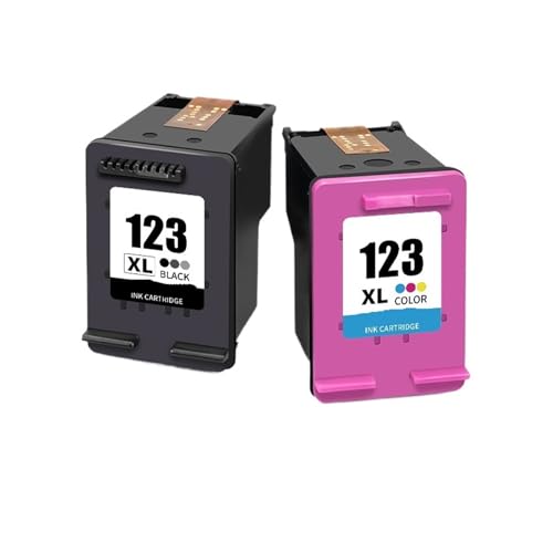 Cartouche d'encre 123XL noire et couleur compatible Deskjet 2620 et 3630