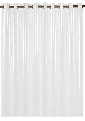 Image of Kuber Industries .30MM Pack of 6| Eyelet AC Curtain | PVC Door Window Curtain | Curtains for Door | Curtain for Bathroom | Waterproof Shower Curtain | 8 Feet| Transparent