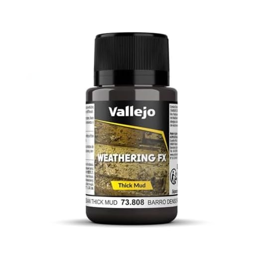 Vallejo Botella de 40 ml con efecto meteorológico "Russian Thick Mud"