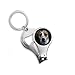 Dog Pet Animal Dark Picture Nail Nipper Ring Key Chain Bottle Opener Clipper